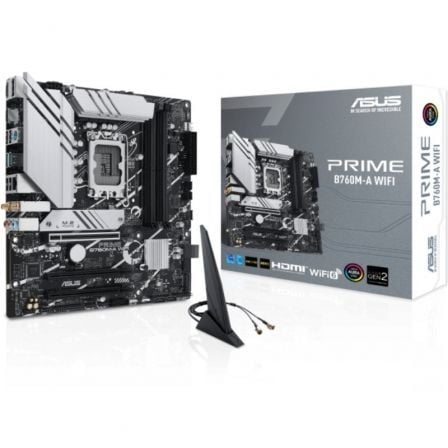 Motherboard Asus Prime B760M-A WIFI Socket 1700/ DDR5/ PCIe 4.0/ Micro ATX