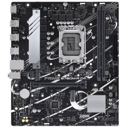 Motherboard Asus Prime B760M-R D4 Socket 1700/ DDR4/ PCIe 4.0/ Micro ATX