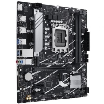 Motherboard Asus Prime B760M-R D4 Socket 1700/ DDR4/ PCIe 4.0/ Micro ATX