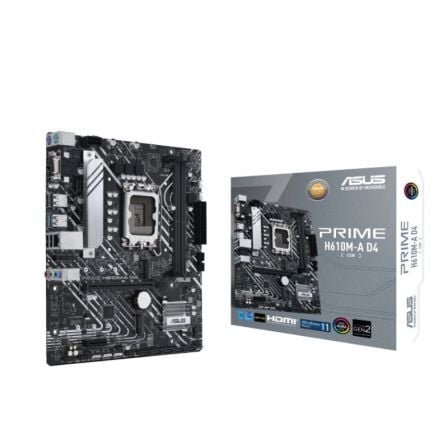 Motherboard Asus Prime H610M-A D4-CSM Socket 1700/ DDR4/ PCIe 4.0/ Micro ATX