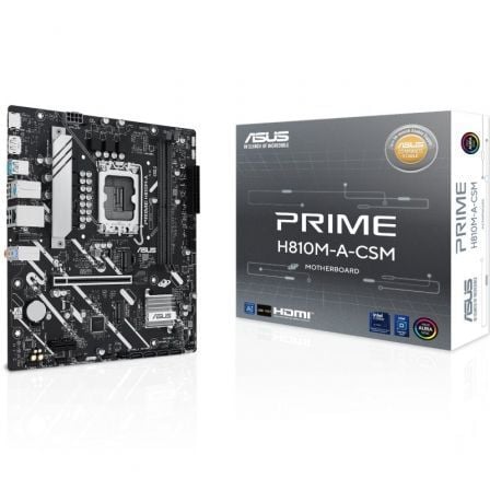Motherboard Asus Prime H810M-A-CSM Socket 1851/ DDR5/ PCIe 4.0/ Micro ATX