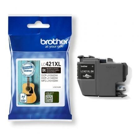 Cartucho de Tinta Original Brother LC421XL Alta Capacidade/ Preto