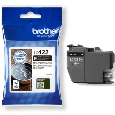 Cartucho de Tinta Original Brother LC-422/ Preto