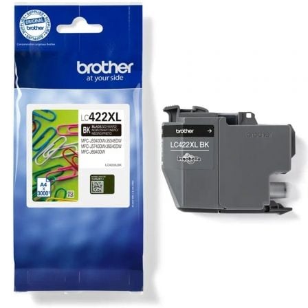 Cartucho de Tinta Original Brother LC-422 XL Alta Capacidade/ Preto