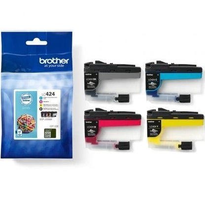 Cartucho de Tinta Original Brother LC424VAL/ Multipack/ Ciano/ Magenta/ Amarelo/ Preto