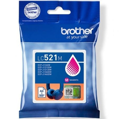 Tinteiro Original Brother LC521M/ Magenta