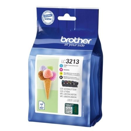 Tinteiro Original Brother LC-3213VAL Multipack/ Ciano/ Magenta/ Amarelo/ Preto