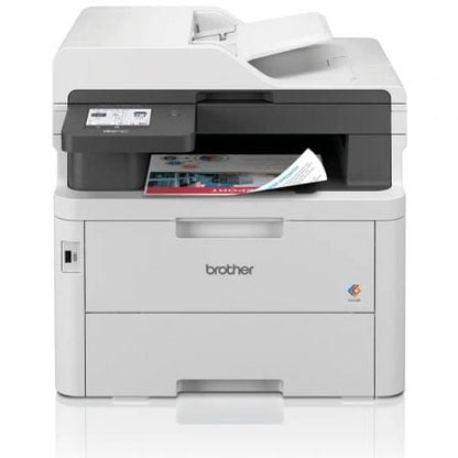 Multifunções Laser LED a Cores Brother MFC-L3740CDWE Wi-Fi/ Fax/ Duplex/ Branca