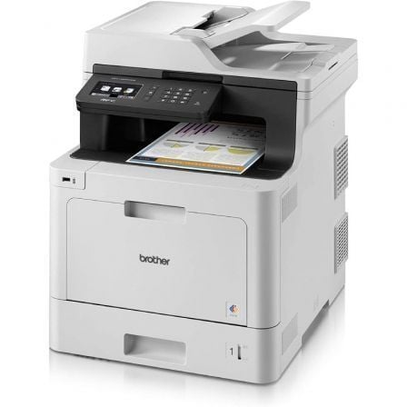 Multifunções Laser a Cores Brother MFC-L8340CDW Wi-Fi/ Fax/ Duplex/ Branca