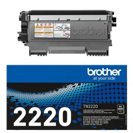 toner Original Brother TN-2220/ preto