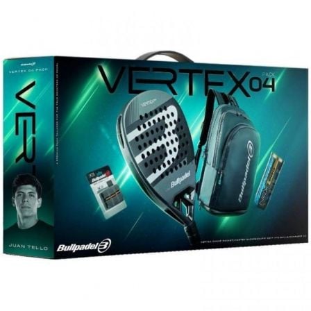 Pack Raquete de Padel Bullpadel Vertex 04 Comfort Pro Line 2026 / Inclui 3 Acessórios