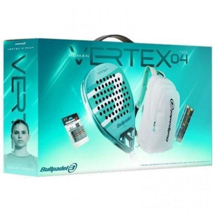 Pack Raquete de Padel Bullpadel Vertex 04 Pro Line W 2026 / Inclui 3 Acessórios
