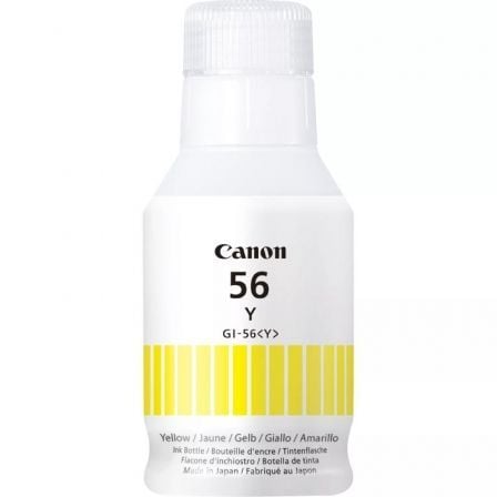 Frasco de Tinta Original Canon GI-56/ Amarela
