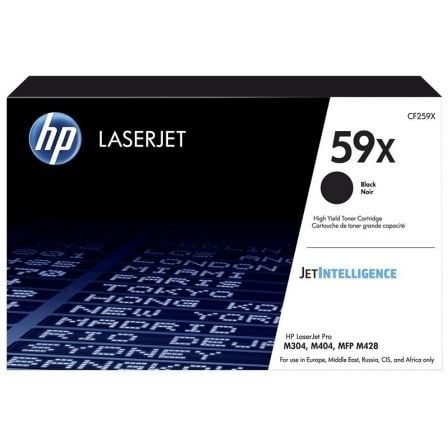 Toner Original HP nº59X XL Alta Capacidade/ Preto