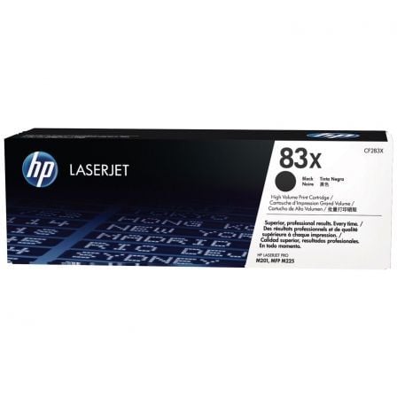 Toner Original HP nº83X XL Alta Capacidade/ Preto