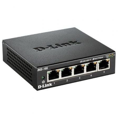Switch D-Link DGS-105 5 Portas/ RJ-45 10/100/1000