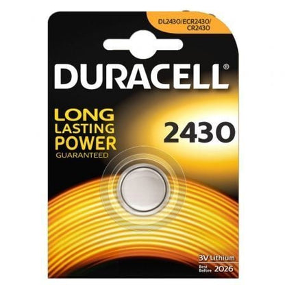 Pilha Botão Duracell CR2430 / 3V