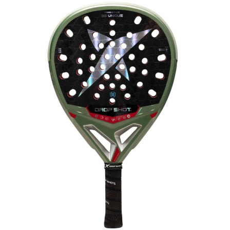 Raquete de Padel Drop Shot Prime Attack (Jon Sanz) — Verde e Preto