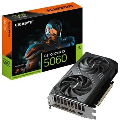 Placa Gráfica Gigabyte GeForce RTX 5060 WindForce Max OC/ 8GB GDDR7