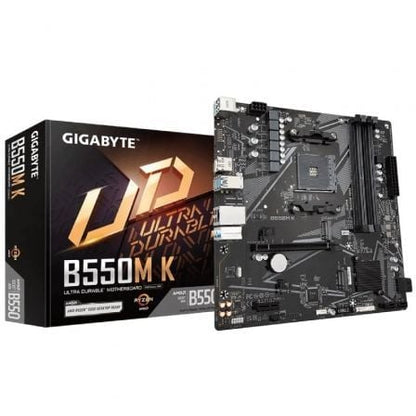 Motherboard Gigabyte B550M K Socket AM4/ DDR4/ PCIe 4.0/ Micro ATX