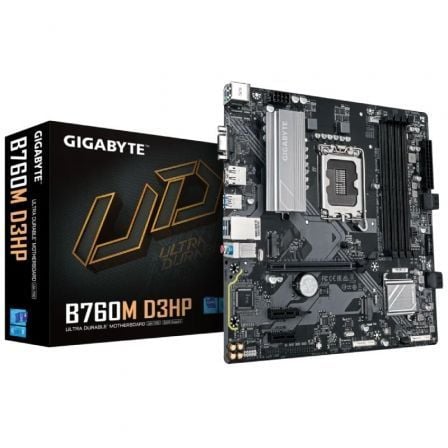 Motherboard Gigabyte B760M D3HP Socket 1700/ DDR5/ PCIe 4.0/ Micro ATX