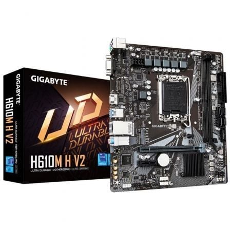 Motherboard Gigabyte H610M H V2 Socket 1700/ DDR5/ PCIe 4.0/ Micro ATX