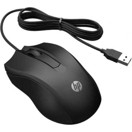 Rato HP 105/ Até 1600 DPI/ Preto