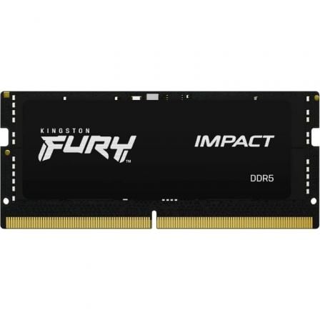 Memória RAM Kingston FURY Impact 16GB/ DDR5/ 5600MHz/ 1.1V/ CL40/ SODIMM