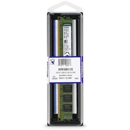 Memória RAM Kingston ValueRAM 8GB/ DDR3/ 1600MHz/ 1.5V/ CL11/ DIMM