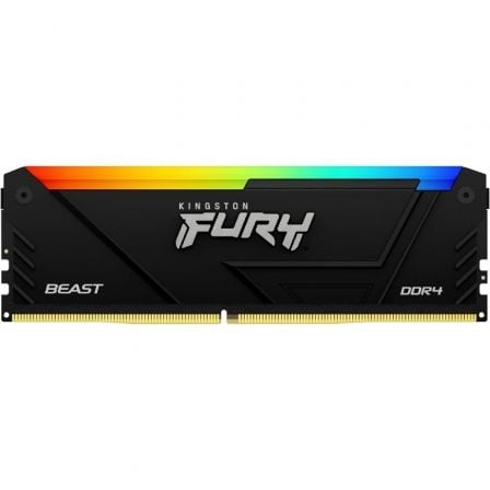 Memória RAM Kingston FURY Beast RGB 16GB/ DDR4/ 3200MHz/ 1.35V/ CL16/ DIMM