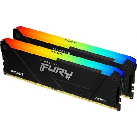Memória RAM Kingston FURY Beast RGB 2 x 16GB/ DDR4/ 3200MHz/ 1.35V/ CL16/ DIMM