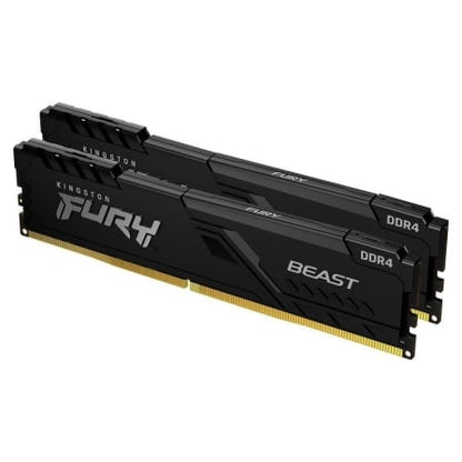 Memória RAM Kingston FURY Beast 2 x 8GB/ DDR4/ 3200MHz/ 1.35V/ CL16/ DIMM