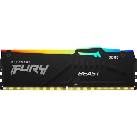 Memória RAM Kingston FURY Beast RGB 16GB/ DDR5/ 5600MHz/ 1.25V/ CL40/ DIMM