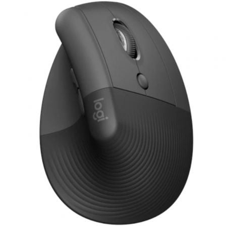 Ratón Vertical sem fios Logitech Lift Vertical Ergonomic Mouse Business/ Até 4000 DPI/ Grafito