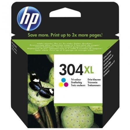 Tinteiro Original HP nº304 XL Alta Capacidade/ Tricolor