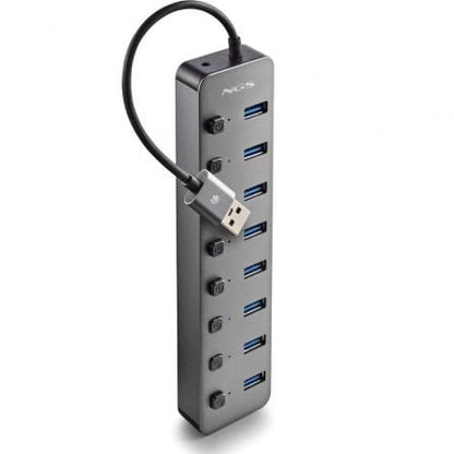 Hub USB NGS IHUB8 / 8xUSB 3.0/ cinzento