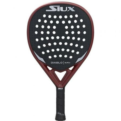 Raquete de Padel Siux Diablo Elite 4 / Preto e Vermelho