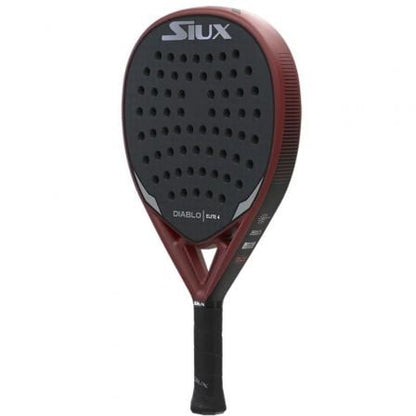Raquete de Padel Siux Diablo Elite 4 / Preto e Vermelho