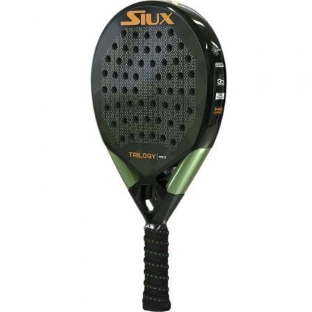 Raquete de Padel Siux Trilogy Pro 5 2025 (Patty Llaguno) / Preta e Verde