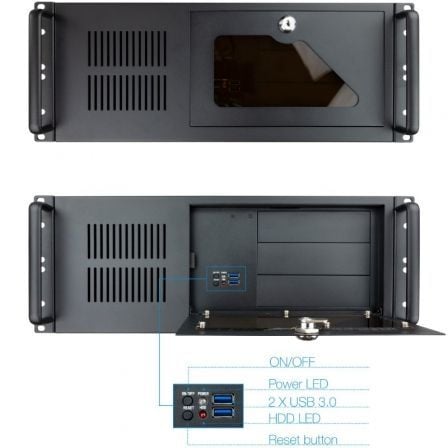 Caixa Rack TooQ RACK-406N-USB3