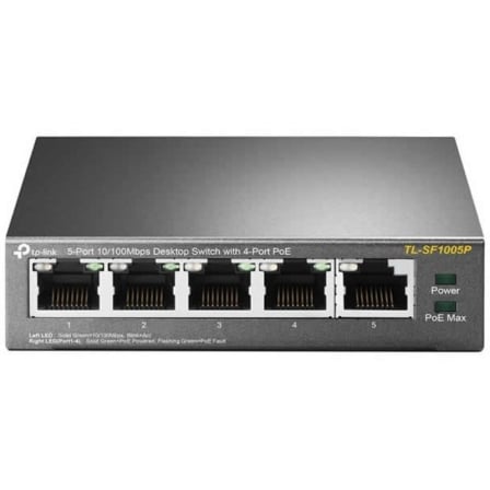 Switch TP-Link TL-SF1005P 5 Portas/ RJ-45 10/100 PoE