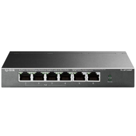 Switch TP-Link TL-SF1006P 6 Portas/ RJ-45 10/100 PoE