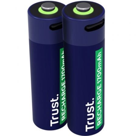 Pack de 2 Pilhas AA Trust 25584 / Recarregáveis