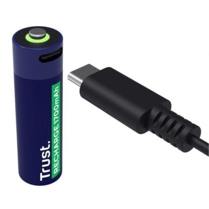 Pack de 2 Pilhas AA Trust 25584 / Recarregáveis