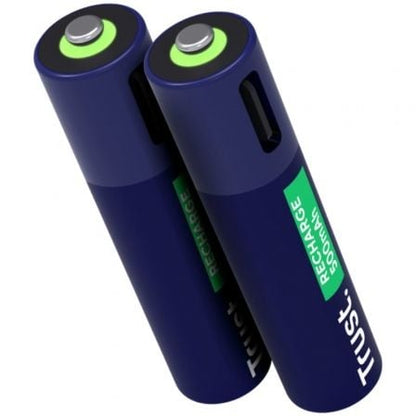 Pack de 2 Pilhas AAA Trust 25585 / Recarregáveis