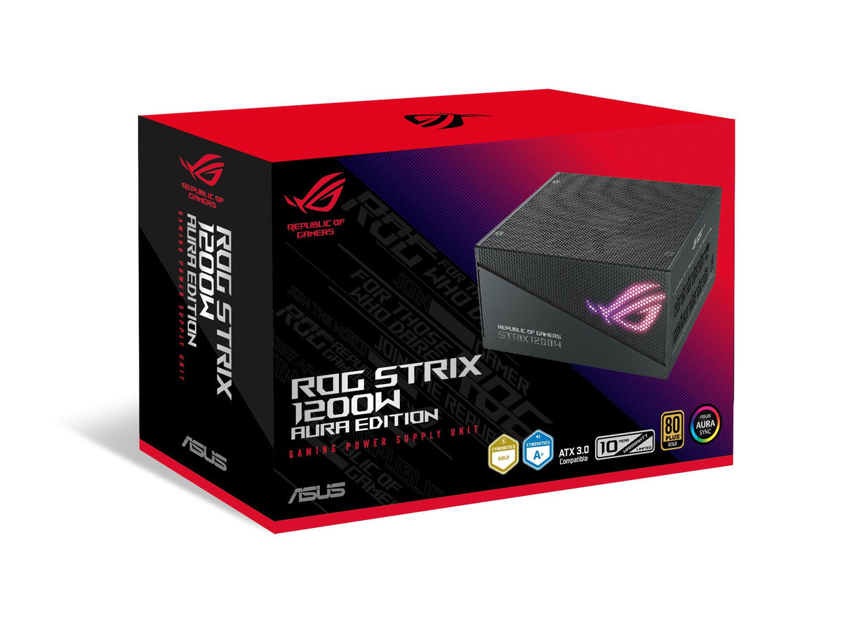 Fonte de Alimentação ASUS ROG Strix 1200W Aura Ed. / 90YE00P0-B0NA00 preto - imagem 22