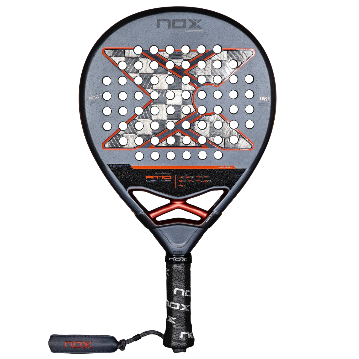 Raquete de Padel NOX AT10 Luxury Genius Alum 18K 2025 (Agustín Tapia)