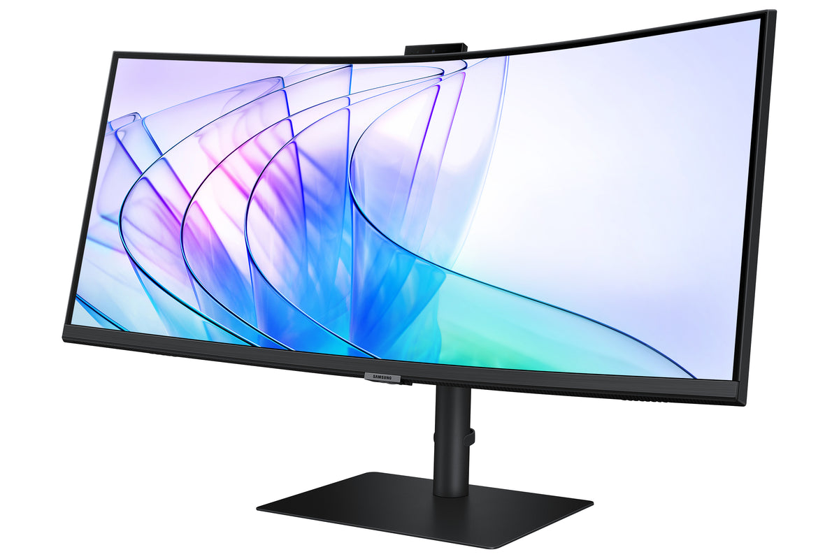 Monitor Samsung ViewFinity LS34C652VAU / LS34C652VAUXEN preto - imagem 6