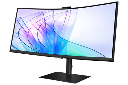 Monitor Samsung ViewFinity LS34C652VAU / LS34C652VAUXEN preto - imagem 6