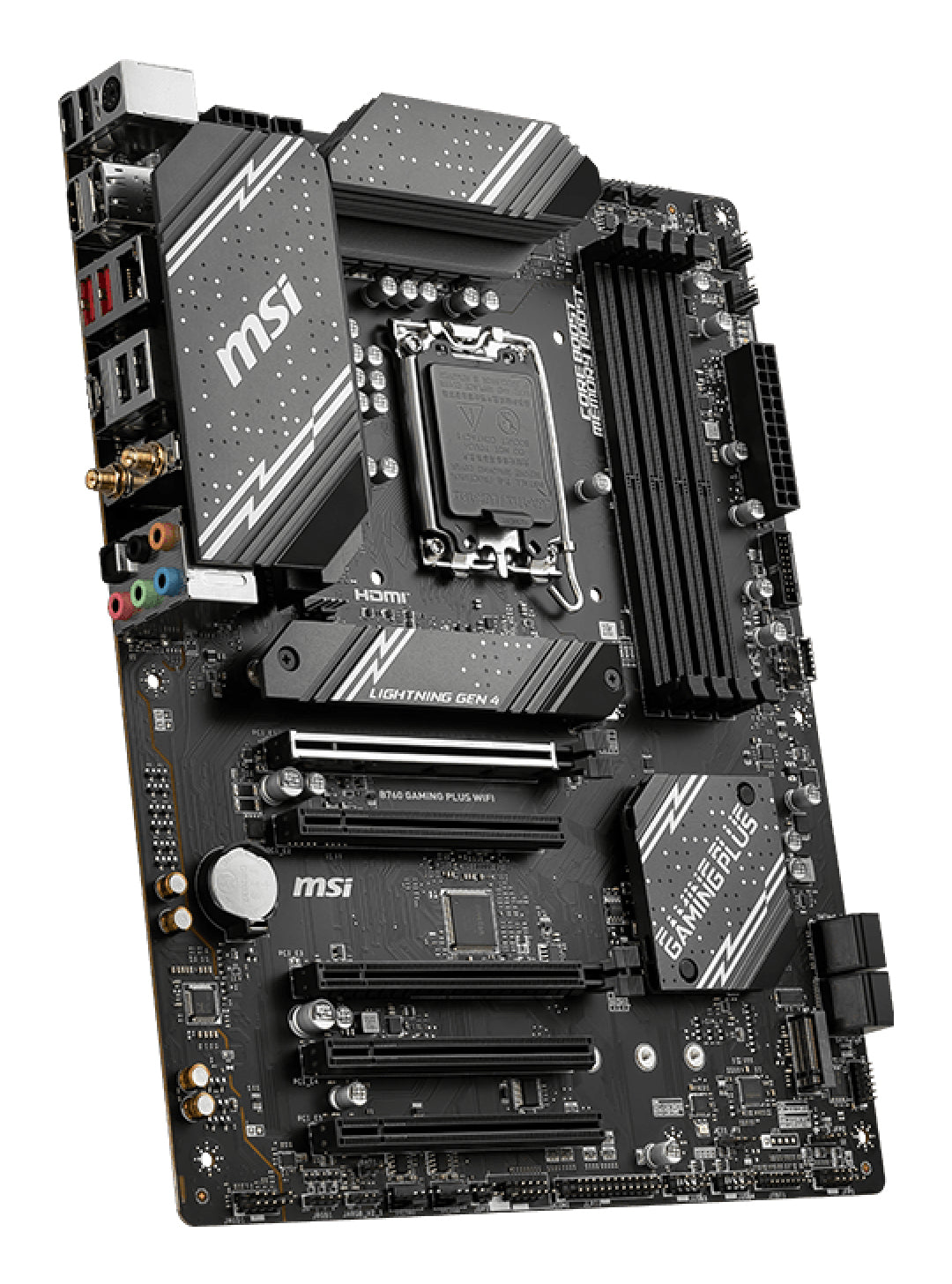 Placa-mãe MSI B760 de jogos Plus Wifi / 7D98-007R preto - imagem 7